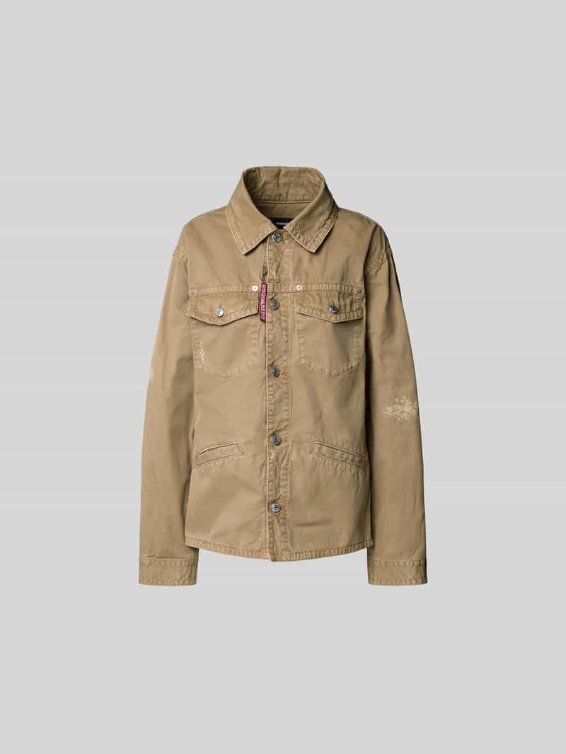 Overhemdblouse met knoopsluiting