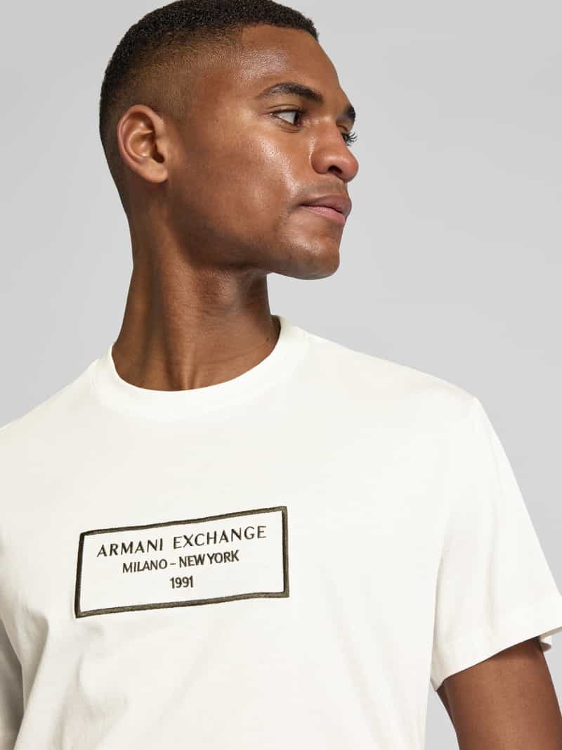 Armani Exchange T-shirt met ronde hals
