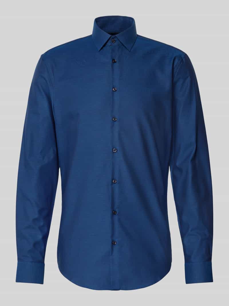 Jake*s Slim fit zakelijk overhemd met kentkraag