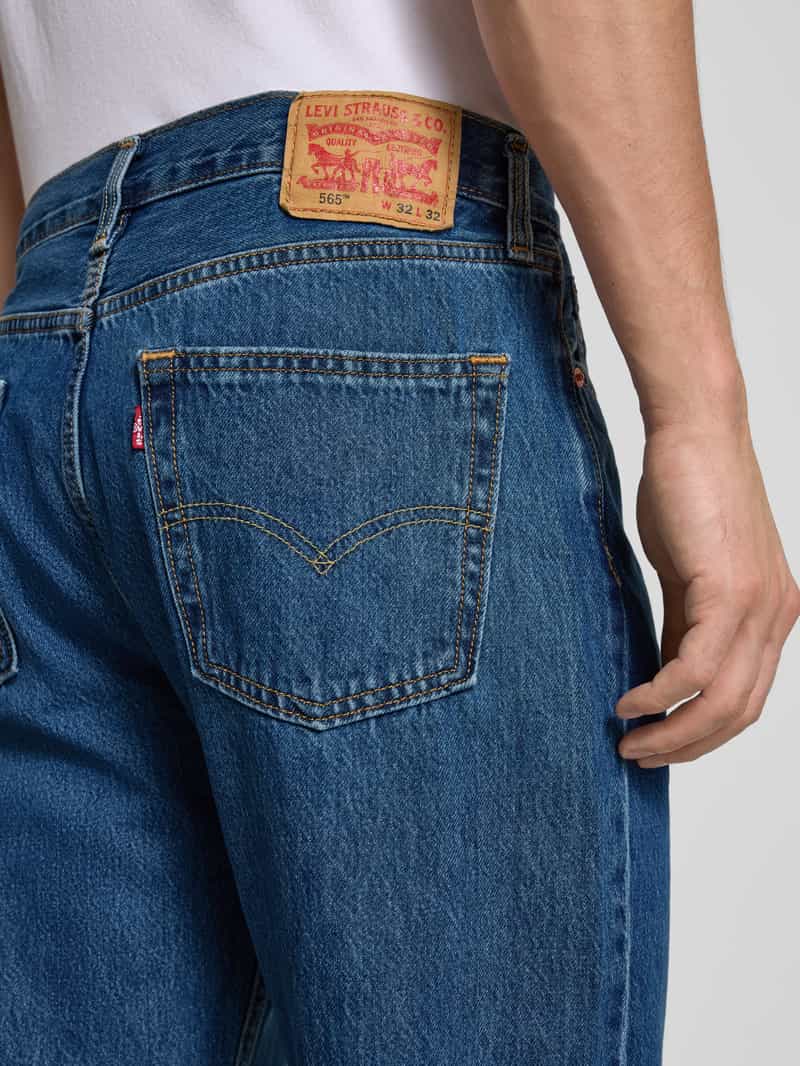 Levi's Straight fit jeans van puur katoen model '565'