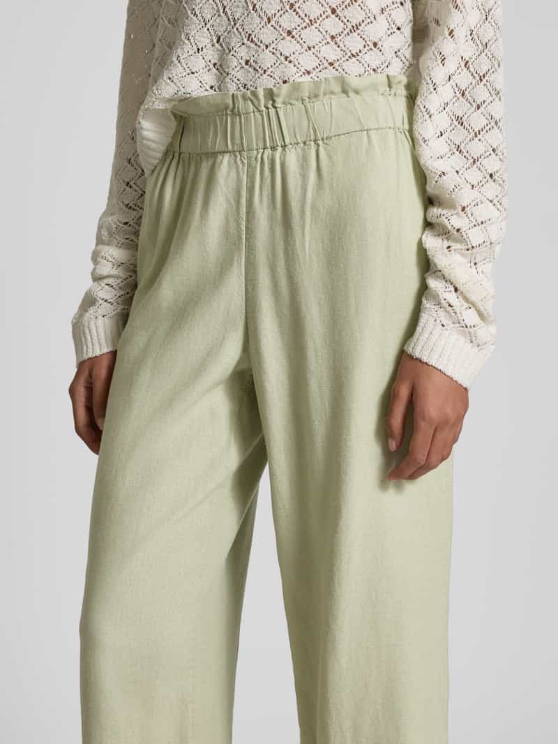 Only Loose fit culotte van een mix van viscose en linnen model 'SOLVI-CARO'