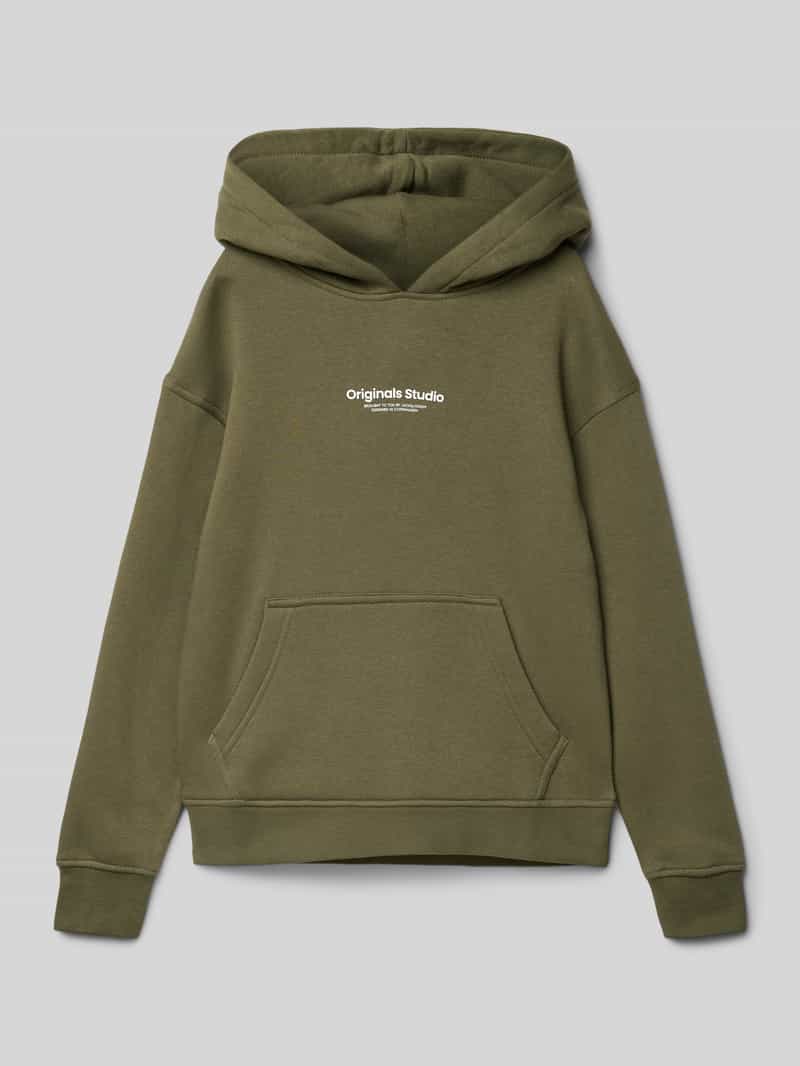 jack & jones Hoodie met labelprint model 'ERBRO'