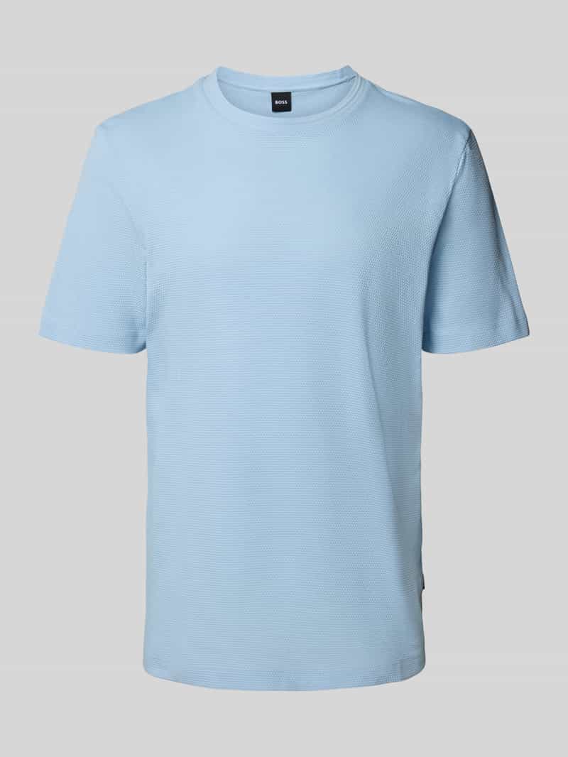 Boss Regular fit T-shirt van katoenmix