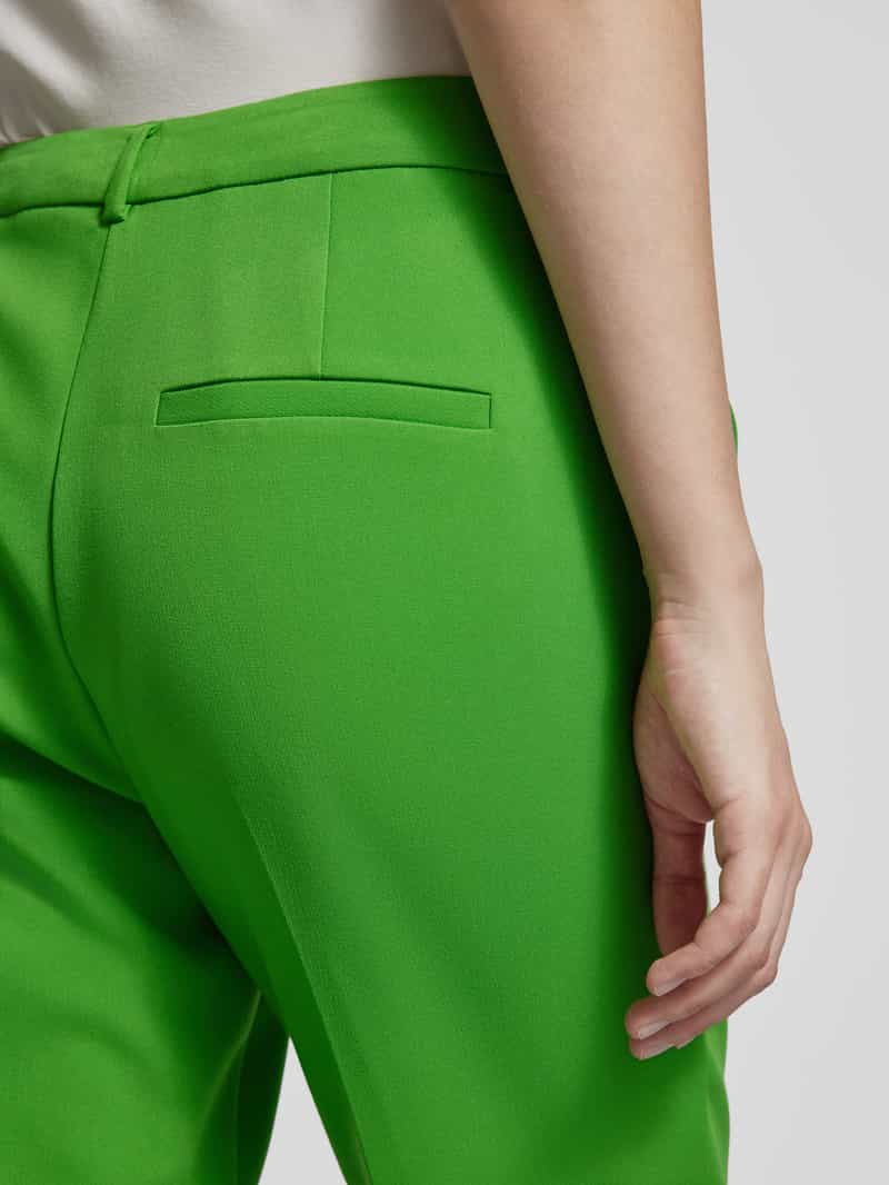 comma Slim fit pantalon met persplooien