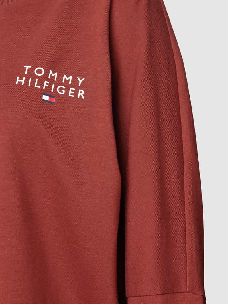 Tommy Hilfiger Pyjamabovendeel met label- en logoprint