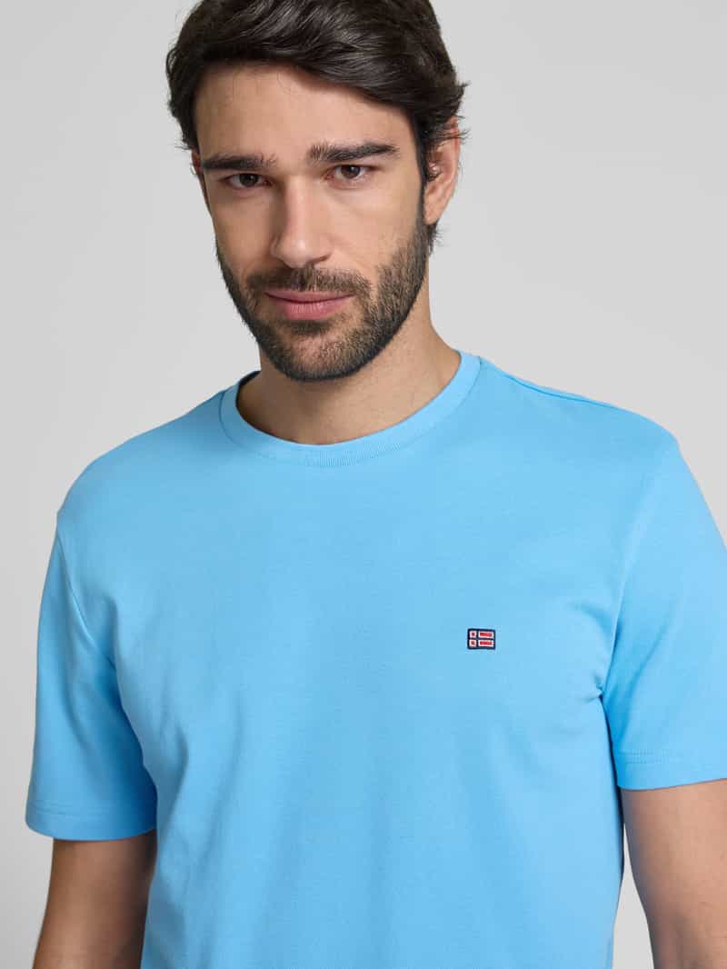 Christian Berg Men T-shirt met labelstitching