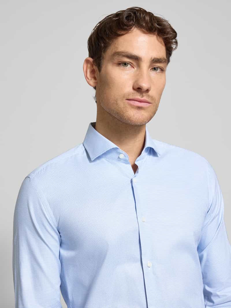 Boss Slim fit zakelijk overhemd met extra lange mouwen model 'Hank'