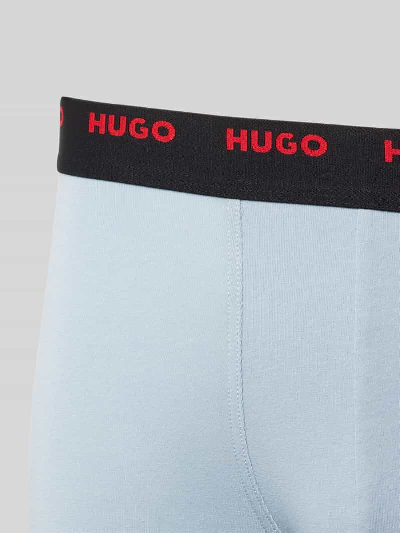 HUGO Boxershort met elastische band met label in een set van 5 stuks