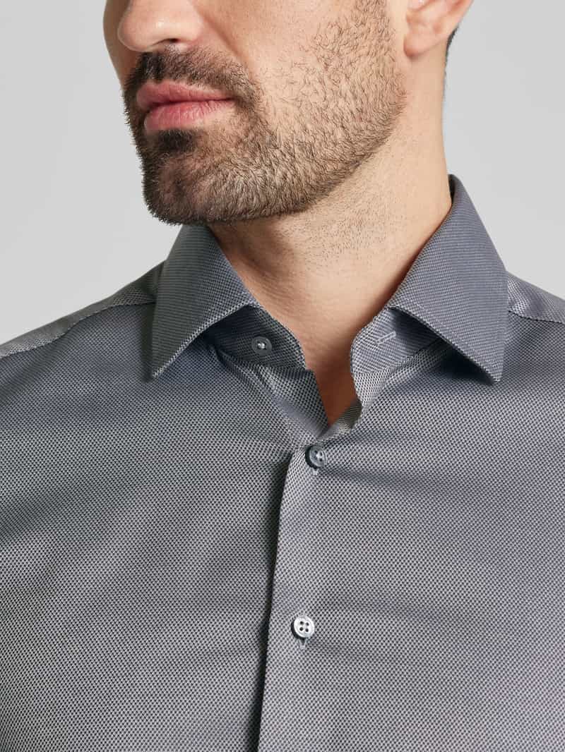 Eterna Slim fit zakelijk overhemd met knoopsluiting
