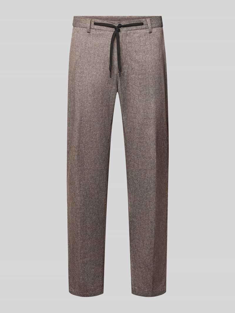s.Oliver BLACK LABEL - Heren broek - Maat 48 - Mannen - Beige - materiaal onderdeel