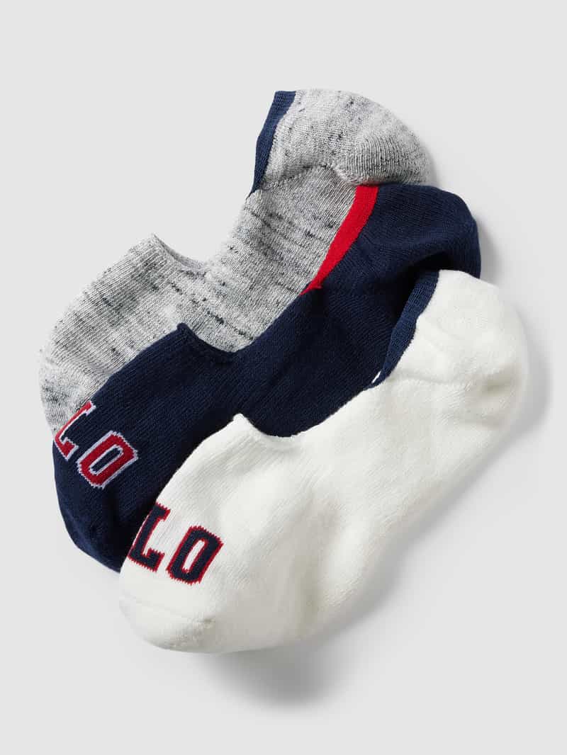Kousenvoetjes met labelstitching in een set van paar Polo Ralph Lauren Underwear