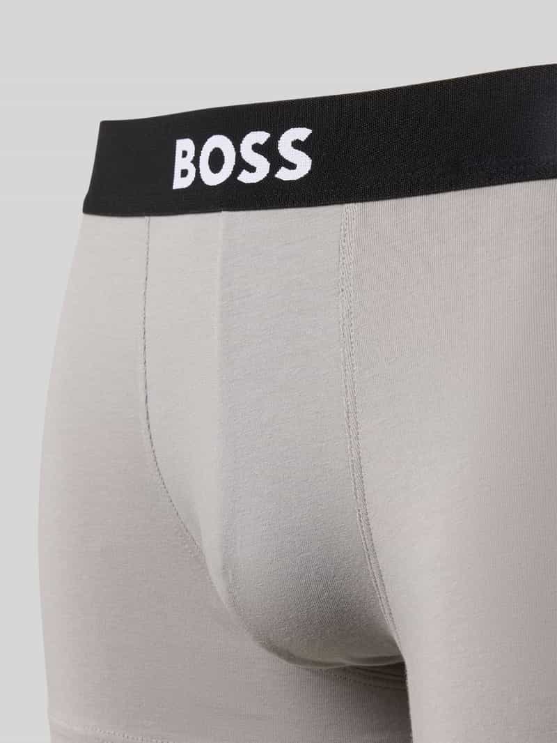 Boss Regular fit boxershort van een mix van katoen en elastaan in een set van 3 stuks