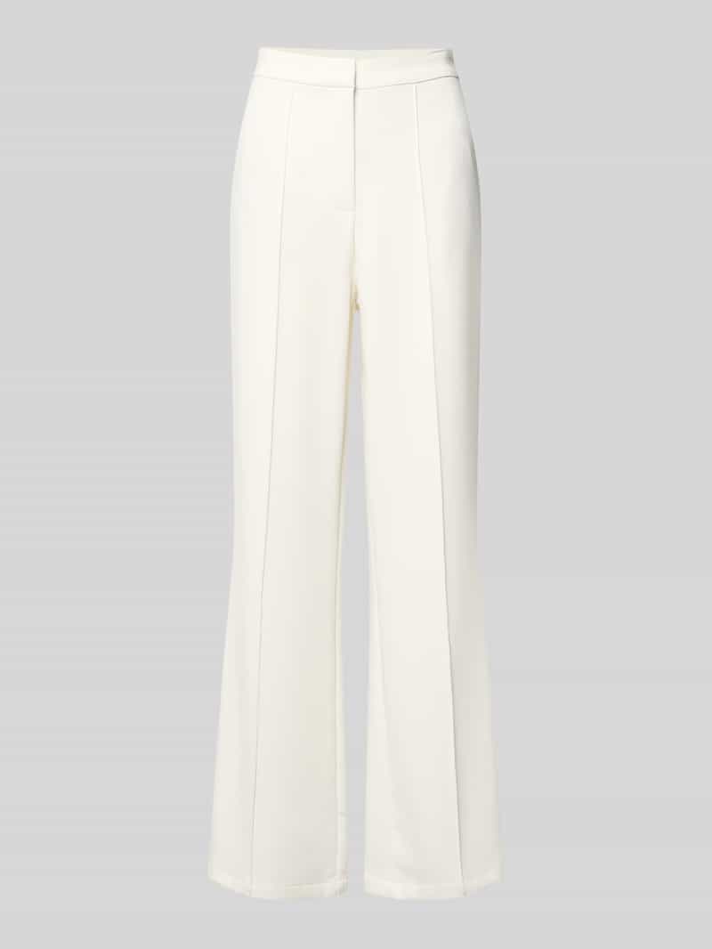 Flared cut broek met lengtenaden model 'RAQUEL'