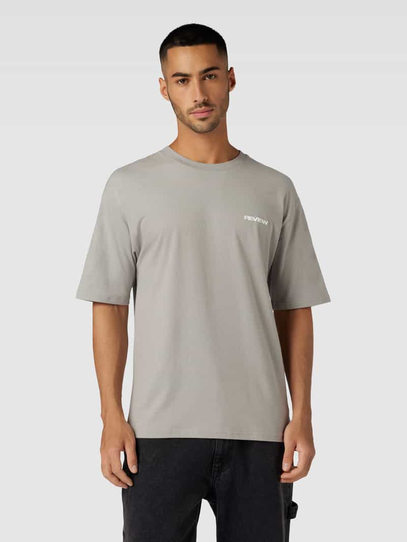 T-shirt met logoprint REVIEW