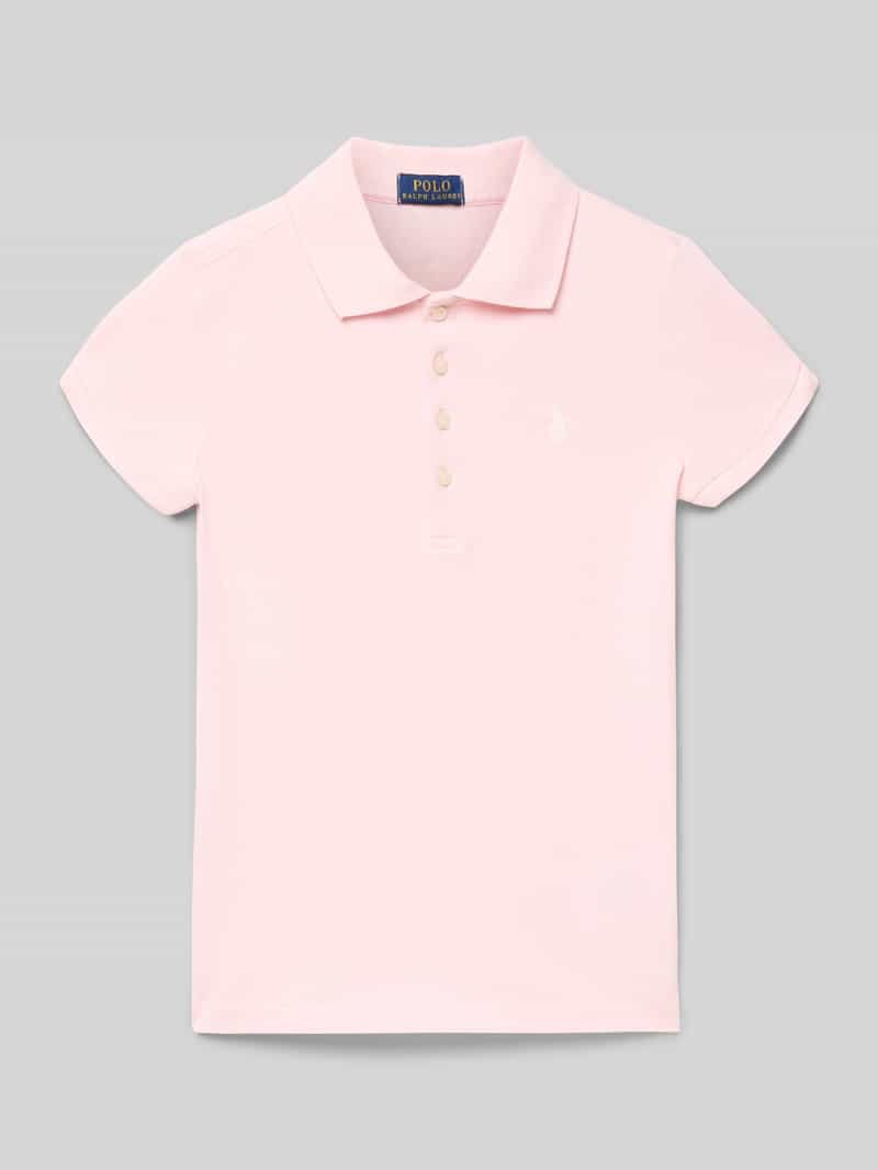 Polo Ralph Lauren Teens Regular fit poloshirt met labelstitching