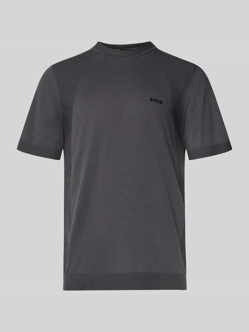 Regular fit T-shirt van katoenmix, model 'MOMENTUM'
