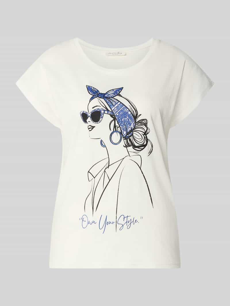 Christian Berg Woman T-shirt van mix van katoen en viscose