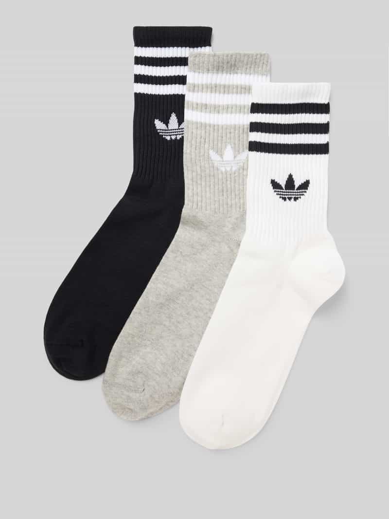 adidas Originals Sokken met logo in een set van 3 paar