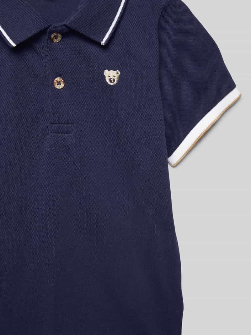 Steiff Regular fit poloshirt met logobadge