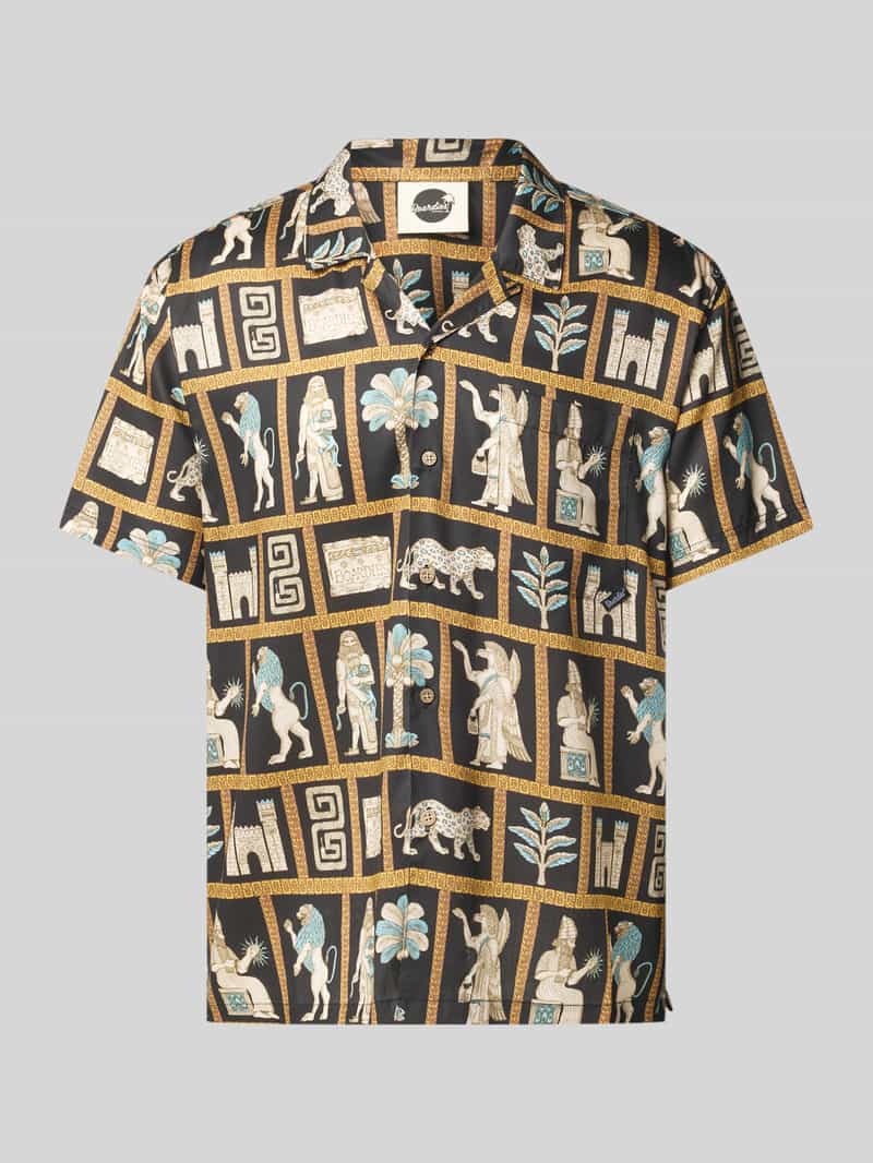 BOARDIES Regular fit vrijetijdsoverhemd met borstzak model 'Mesopotamia'