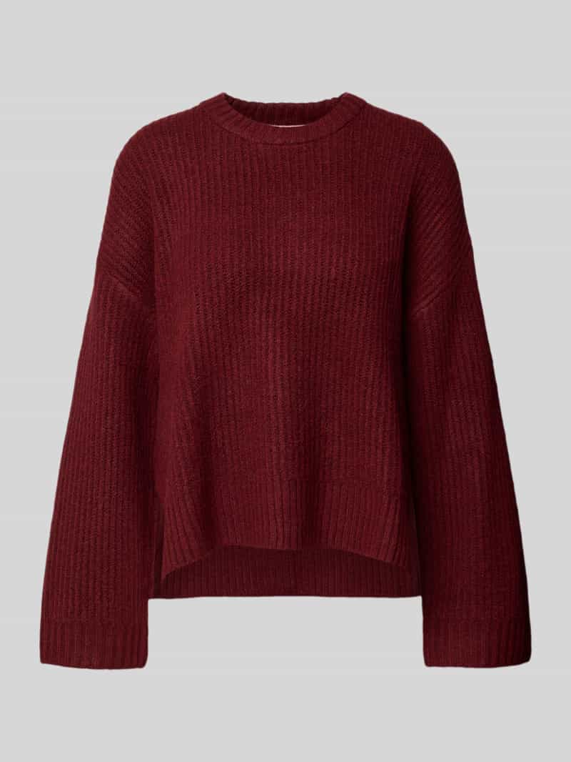 JJXX Oversized gebreide pullover met ribboorden model 'SIGGA'