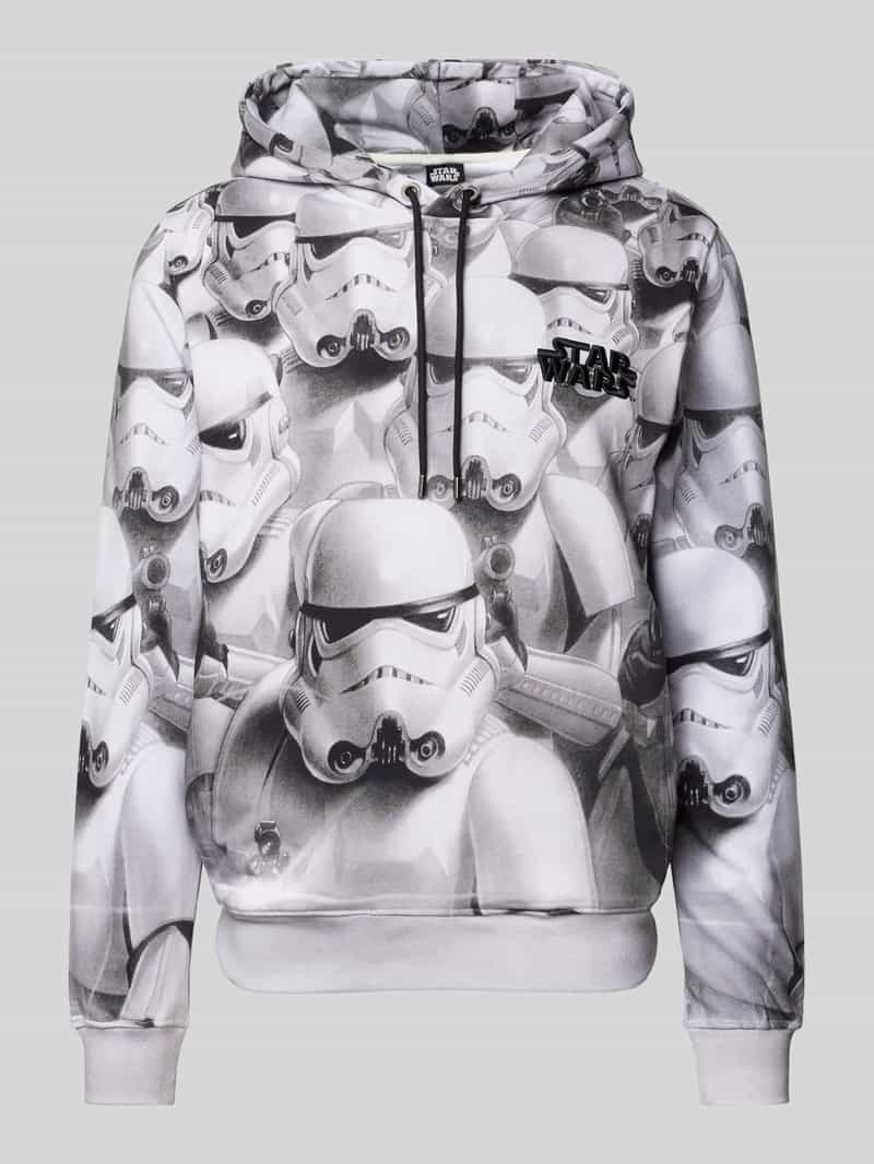 s.Oliver RED LABEL Regular fit hoodie met Starwars -artwork
