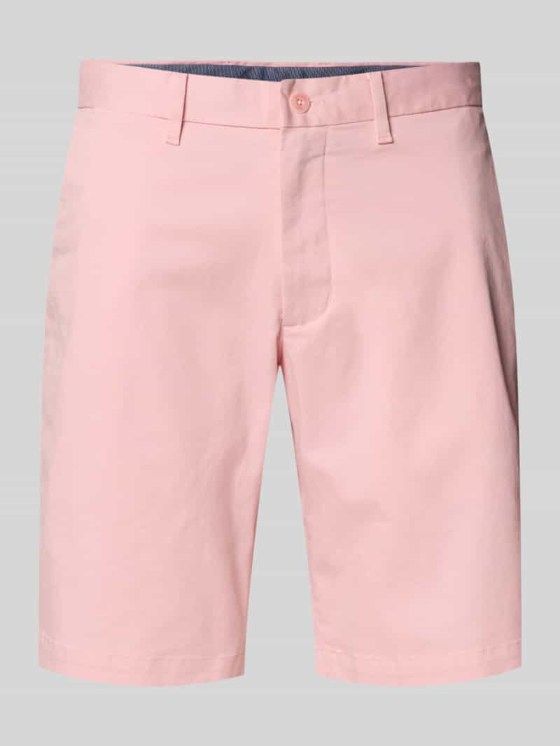 Tommy Hilfiger Slim fit korte chino van een mix van katoen en elastaan