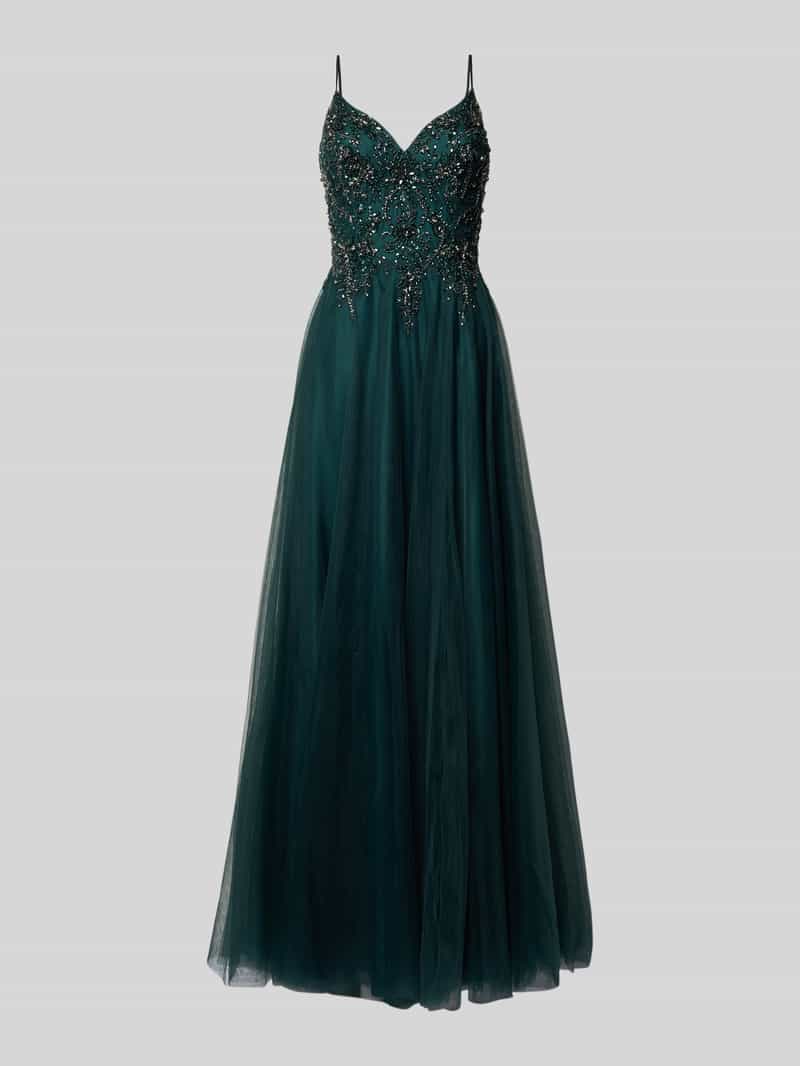 luxuar Avondjurk met hartvormige hals