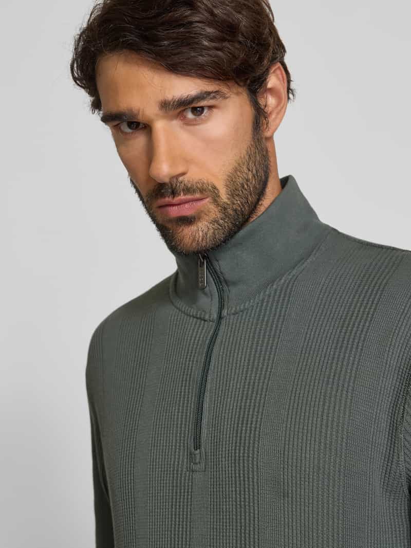 Boss Regular fit sweatshirt van katoenmix