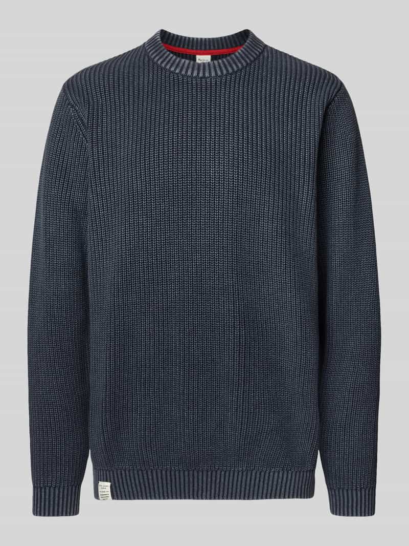 Pepe Jeans Regular fit pullover van puur katoen model 'PARKER CREW'