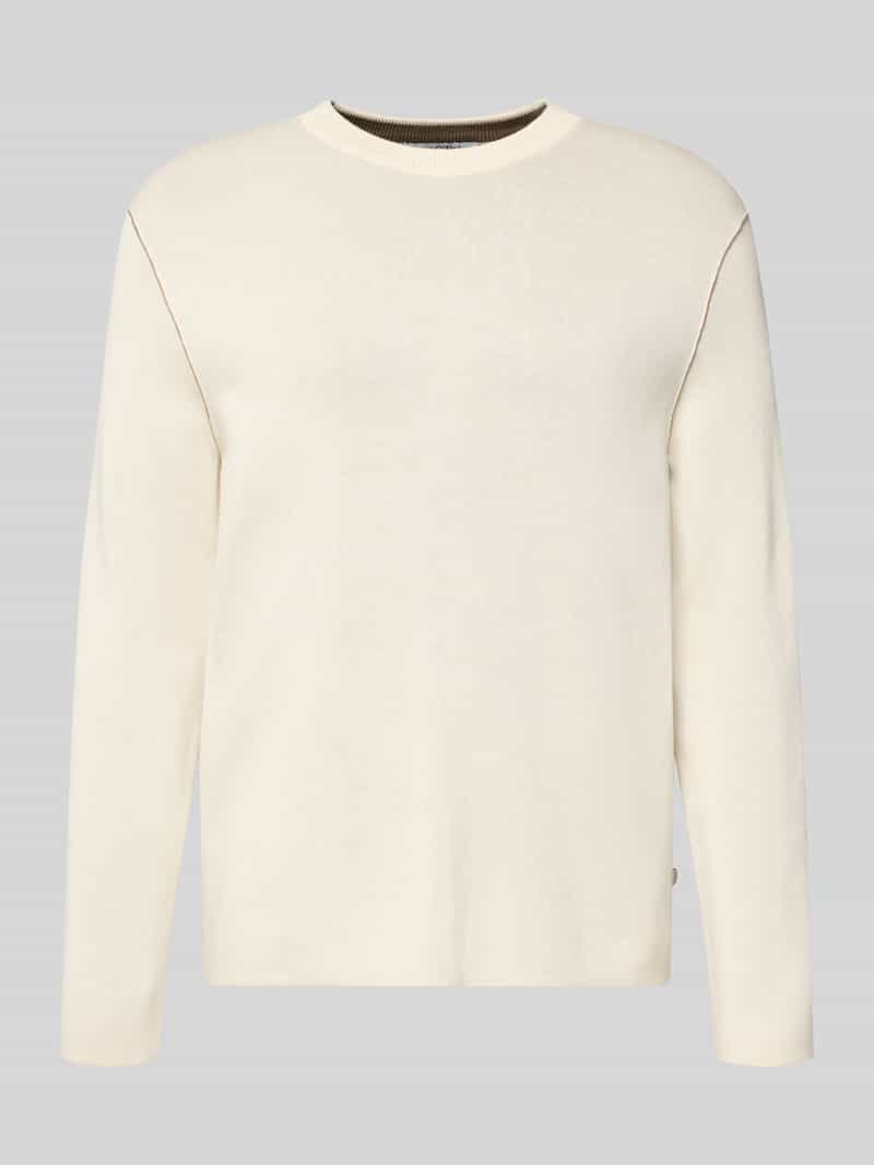 Marc O'Polo DENIM Regular fit gebreide pullover van katoenmix