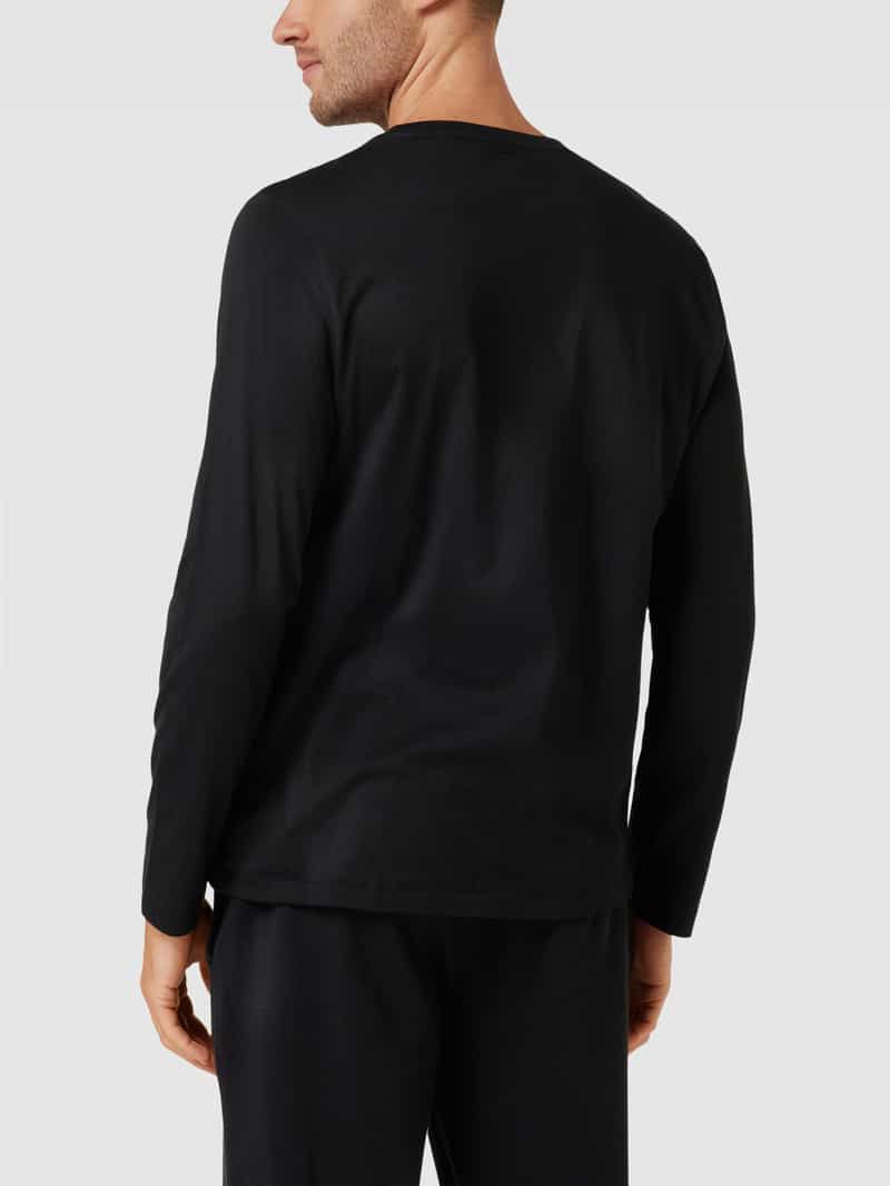 Shirt met lange mouwen en labelprint Polo Ralph Lauren Underwear