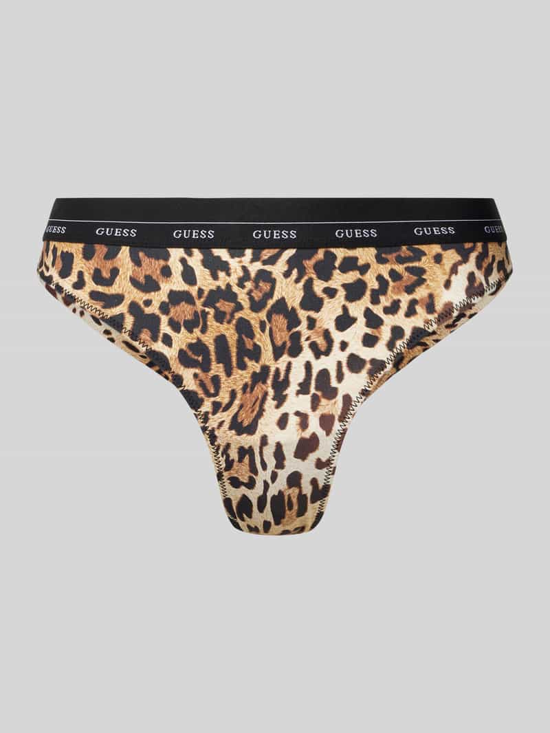 Guess String met elastische band met label model 'JANE'