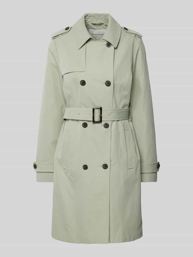 Tom Tailor Trenchcoat met strikceintuur