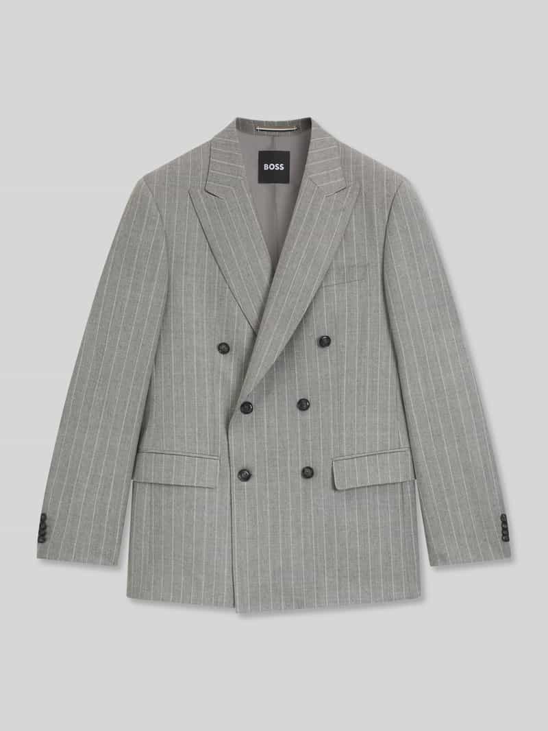 Boss Regular fit colbert van zuivere scheerwol
