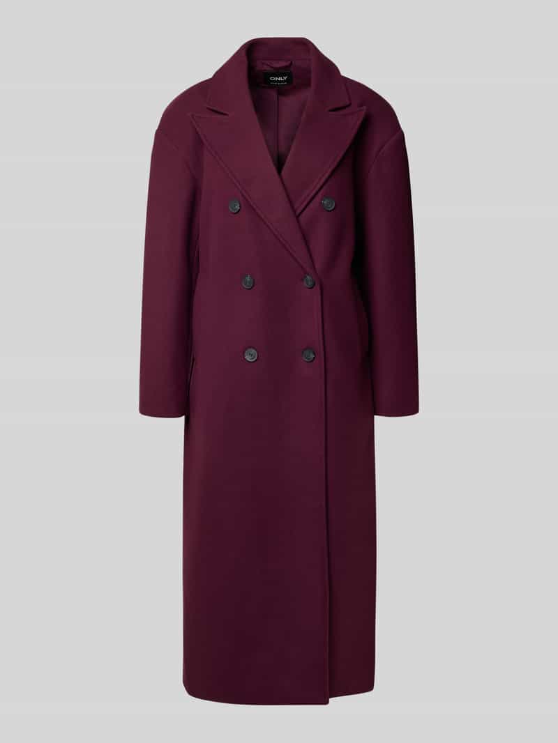 Only Regular fit trenchcoat met gepunte reverskraag model 'BLAKE LIFE'