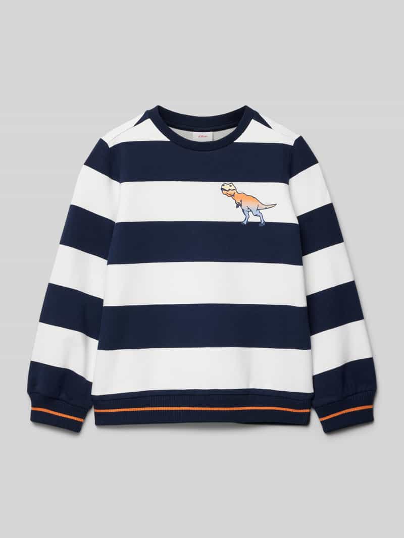 s.Oliver RED LABEL Regular fit sweatshirt met motiefprint