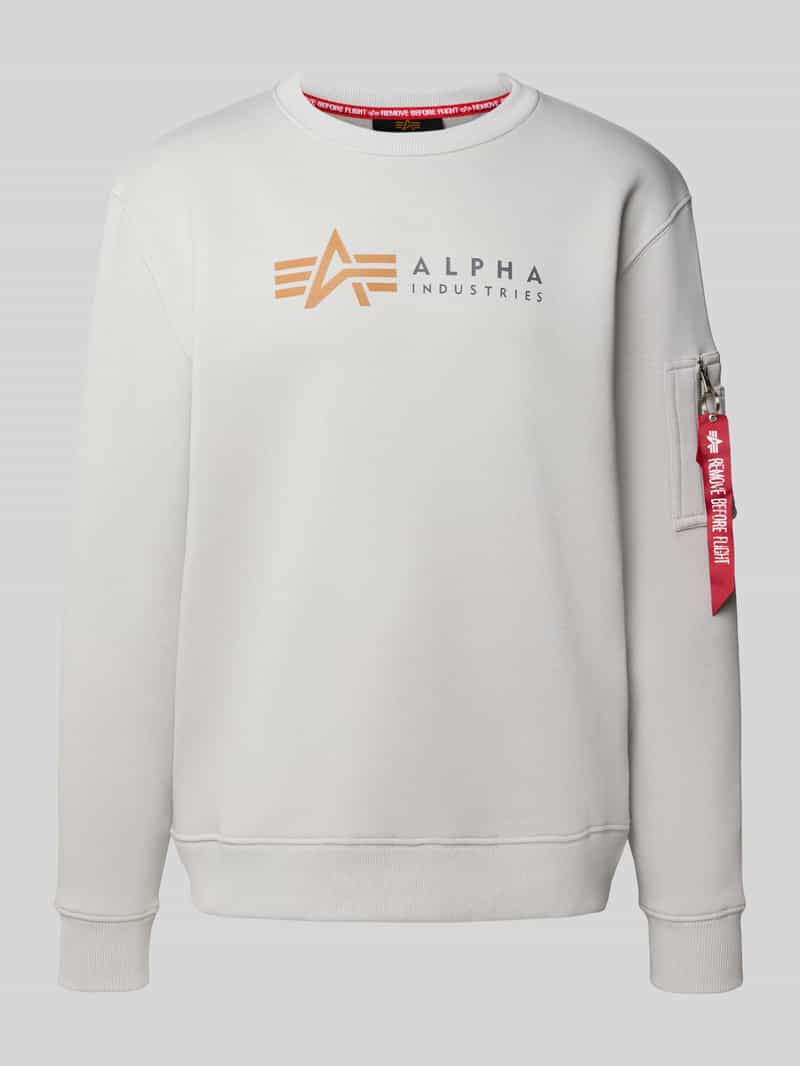 alpha industries Sweatshirt met labelprint