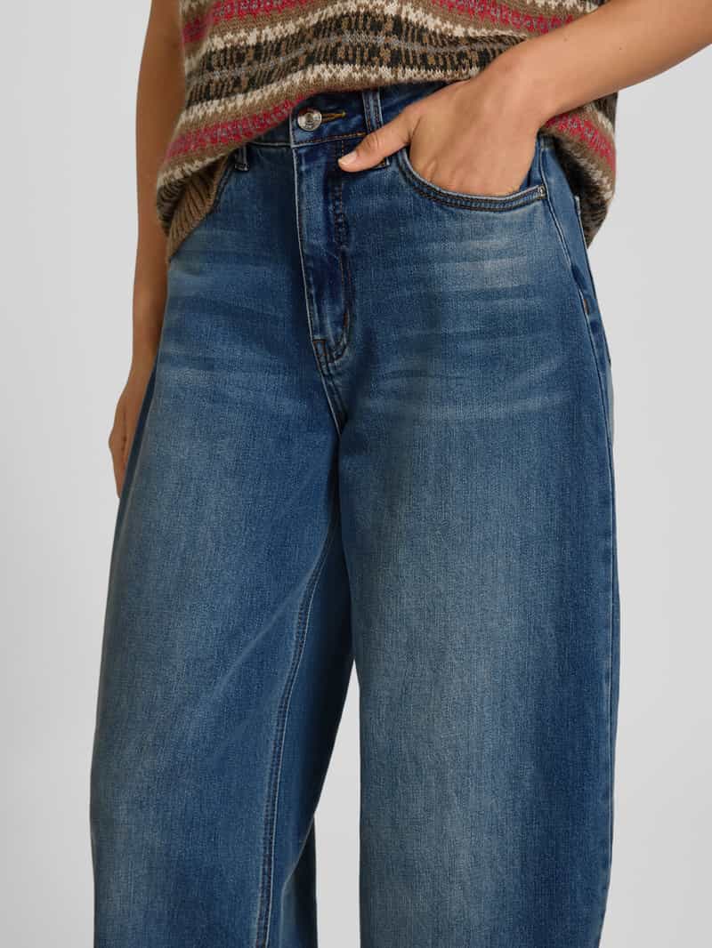 Gestuz Barrel fit jeans in used-look