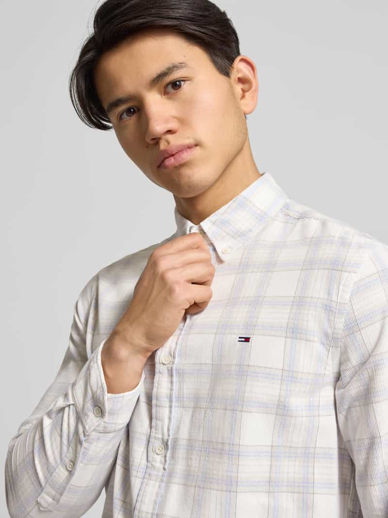 Tommy Jeans Regular fit vrijetijdsoverhemd van puur katoenen corduroy