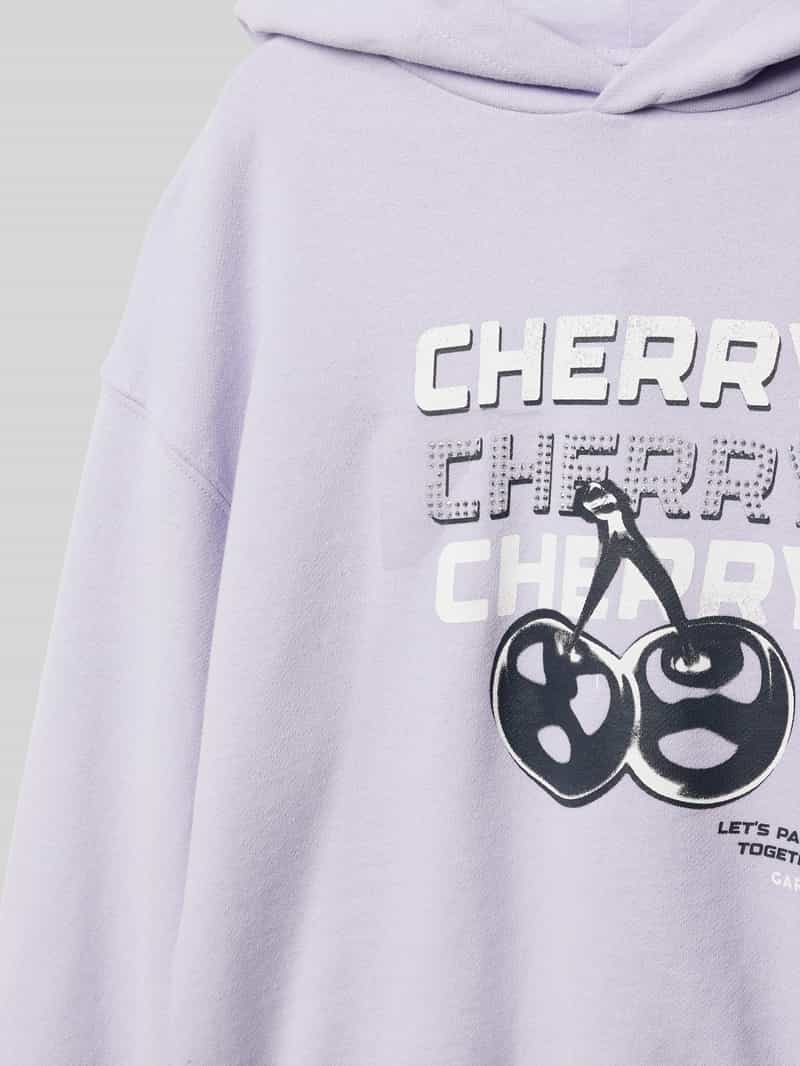 Garcia Oversized hoodie met motiefprint