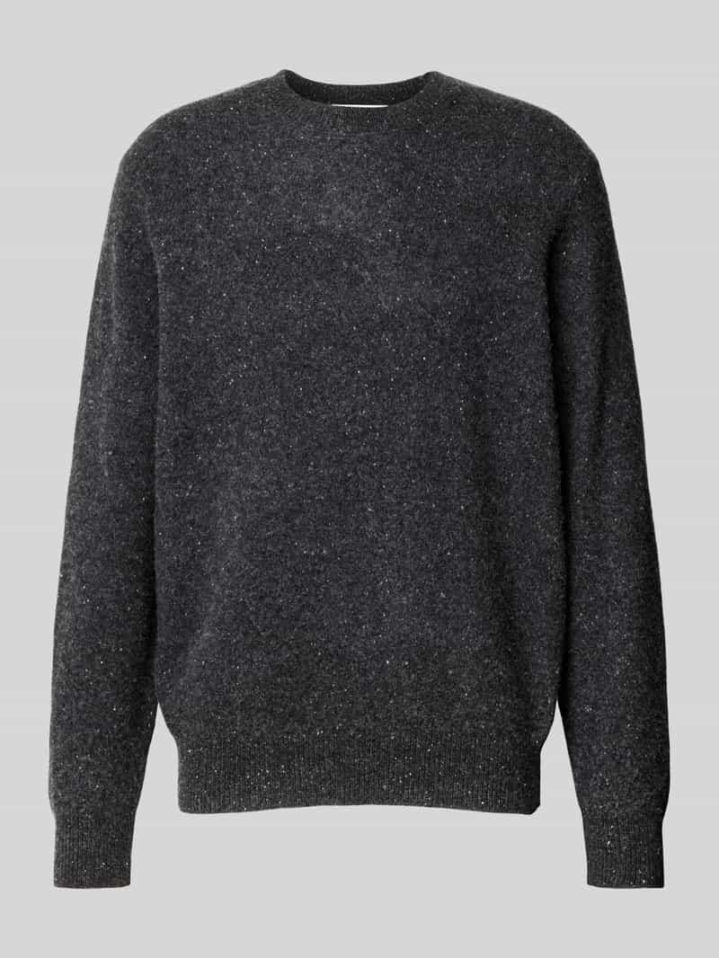 Pullover van wol met ribboordjes