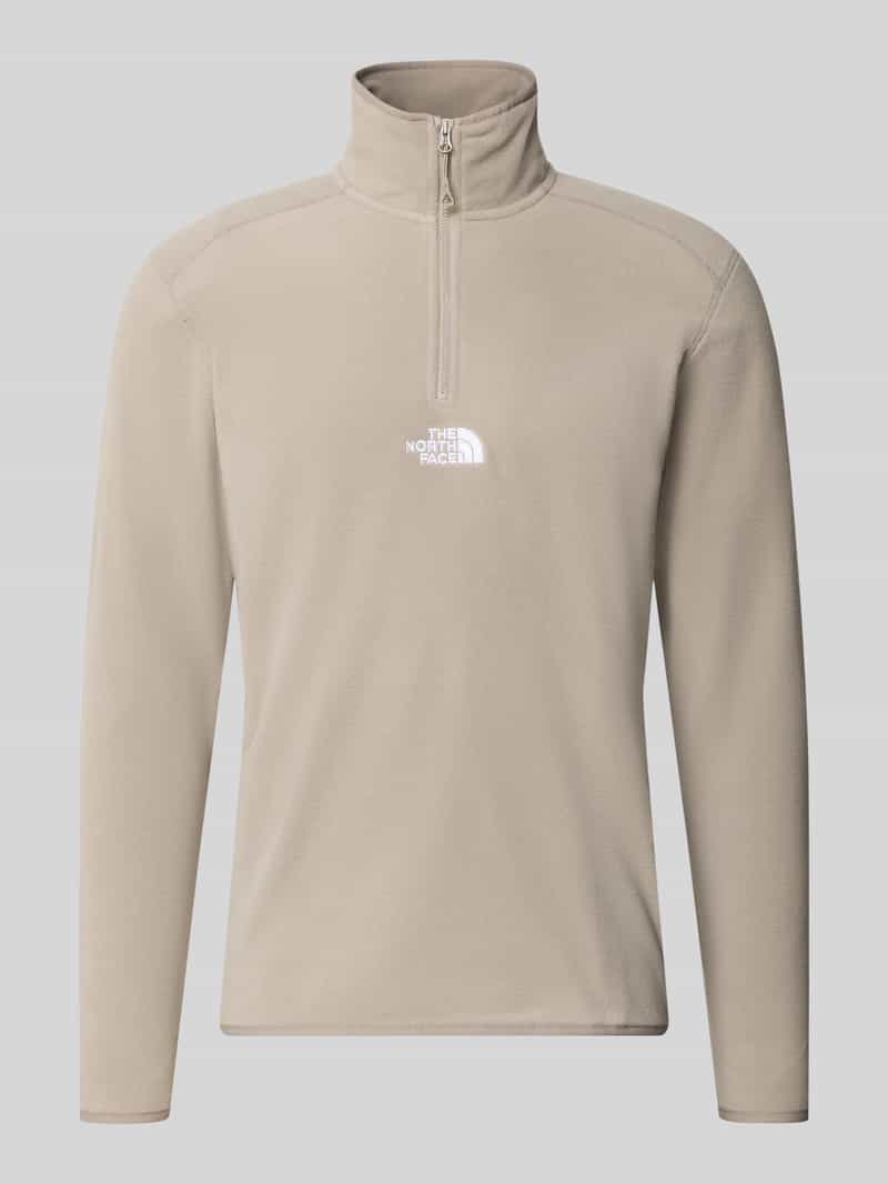 Fleecepullover met labelstitching