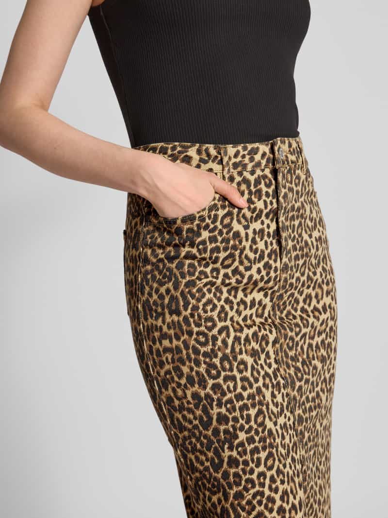 Vero Moda Straight fit jeansrok van katoenmix model 'VERI'