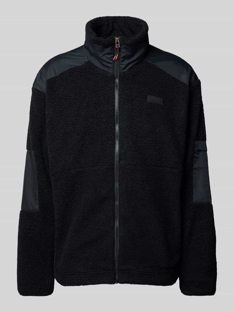 Sweatjack met opstaande kraag, model 'Bacano'