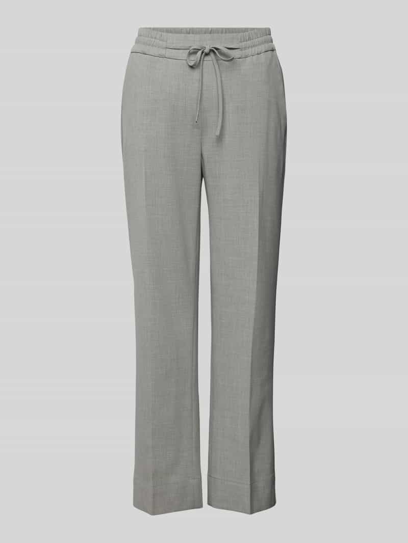 Opus Regular fit stoffen broek met verkort model 'Melosi'