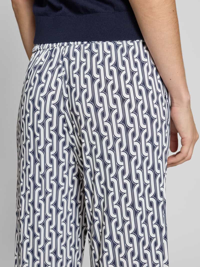 SEDUCTIVE Straight leg stoffen broek met steekzakken model 'ROSANNE'