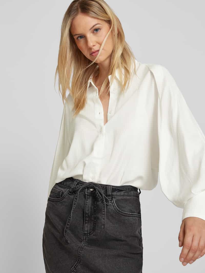 Kaffe Blouse met ballonmouwen model 'lea'