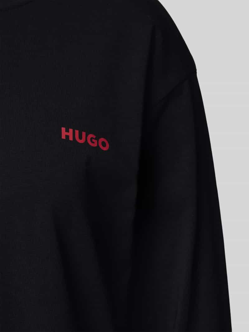 HUGO Regular fit pyjamabovendeel van katoenmix model ' ID'