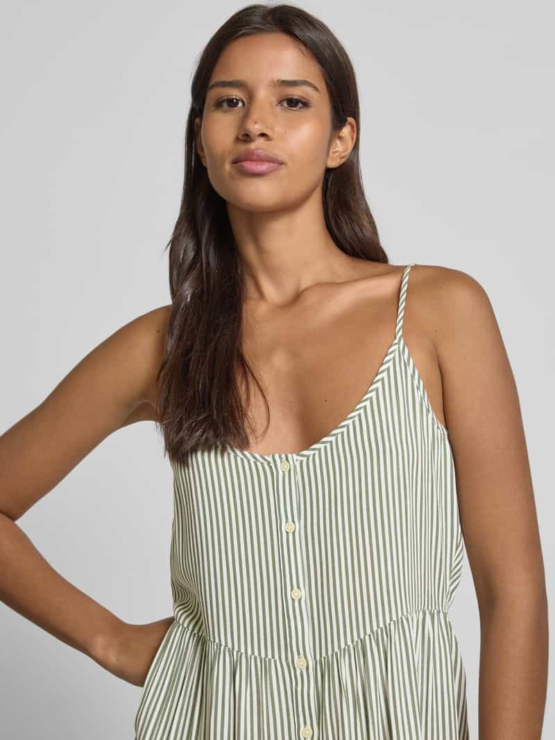 Vero Moda Loose fit jurk in A-lijn van puur viscose model 'BUMPY'